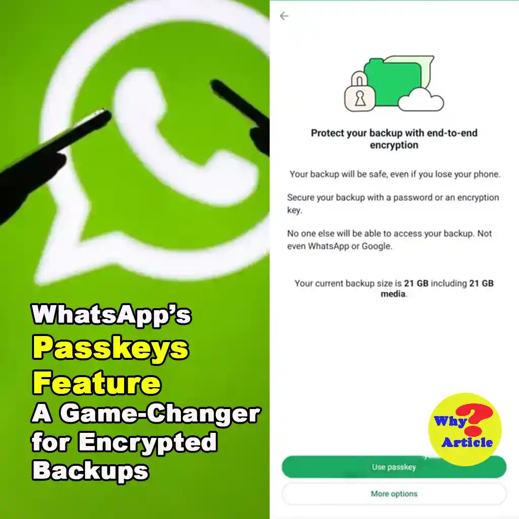 WhatsApp’s Passkeys Feature A Game-Changer for Encrypted Backups Discover WhatsApp's new passkeys feature—unlock encrypted backups with biometrics, making data access simpler and more secure. Learn more now!